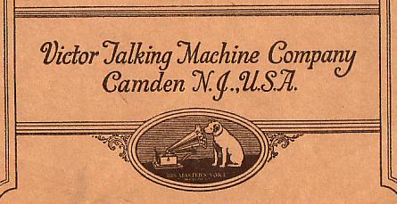 Victor Talking Machine Company Inc., Camden, New Jersey