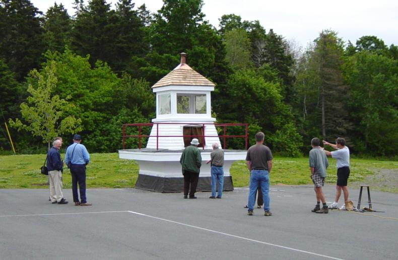 Canning lighthouse project, 7 July 2004 8:29am