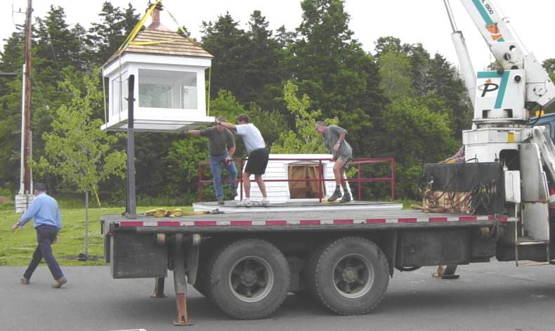 Canning lighthouse project, 7 July 2004 8:44am