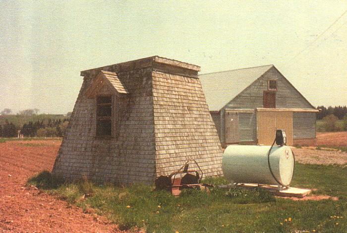 The lighthouse as it looked before restoration