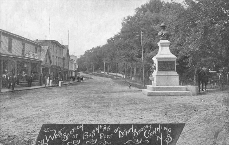 Looking westward along Main Street, early 1900s