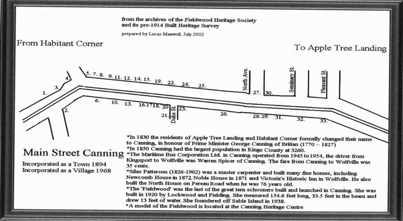 Canning's Main Street historic properties