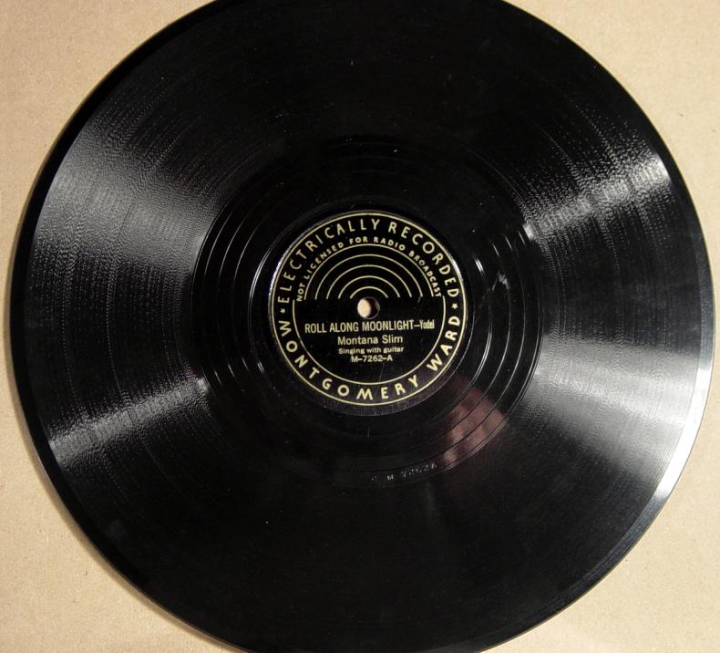 Montana Slim, Montgomery Ward M-7262 78rpm record