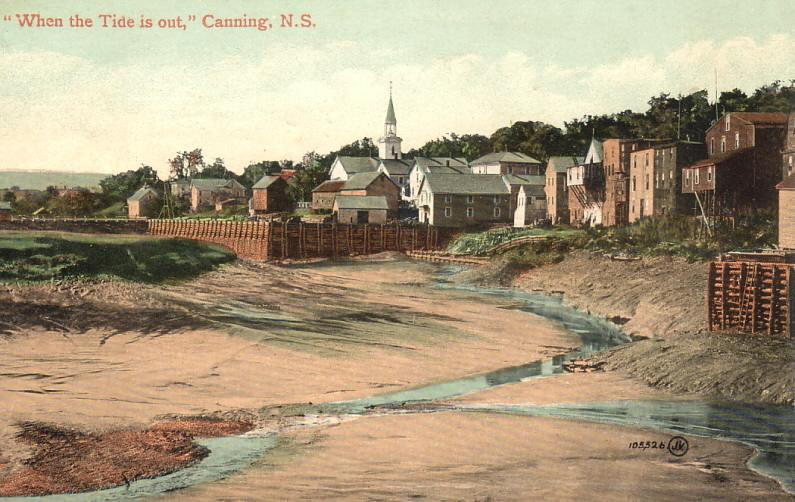 Low tide at Canning, postmarked August 1910
