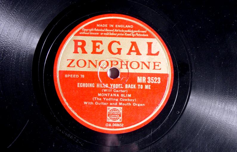 Montana Slim 78: Regal Zonophone MR-3523, Echoing Hills Yodel Back to Me