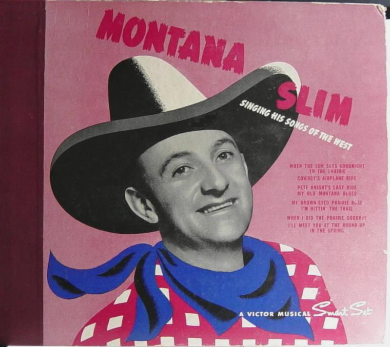 Montana Slim record album, early 1940s