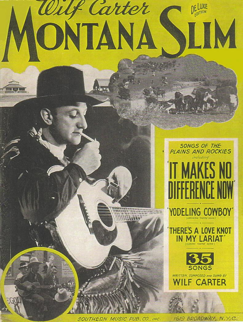 Montana Slim Song Book 1939, cover