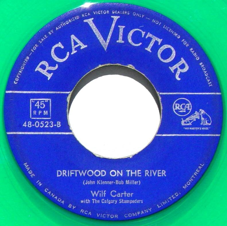 Wilf Carter record 45rpm RCA Victor 48-0523-B