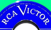 Wilf Carter RCA Victor 45rpm green vinyl record label