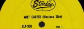 Wilf Carter record 33rpm LP Starday SLP-300 monophonic