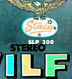 Jacket detail: Wilf Carter record 33rpm LP Gusto (Starday) SLP-300
