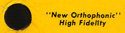 The Orthophonic trade mark still in use in the 1960s